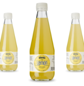 Lemon drink in 300 ml bottle glass