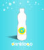 water 1500 ml mineral still spring drink logo